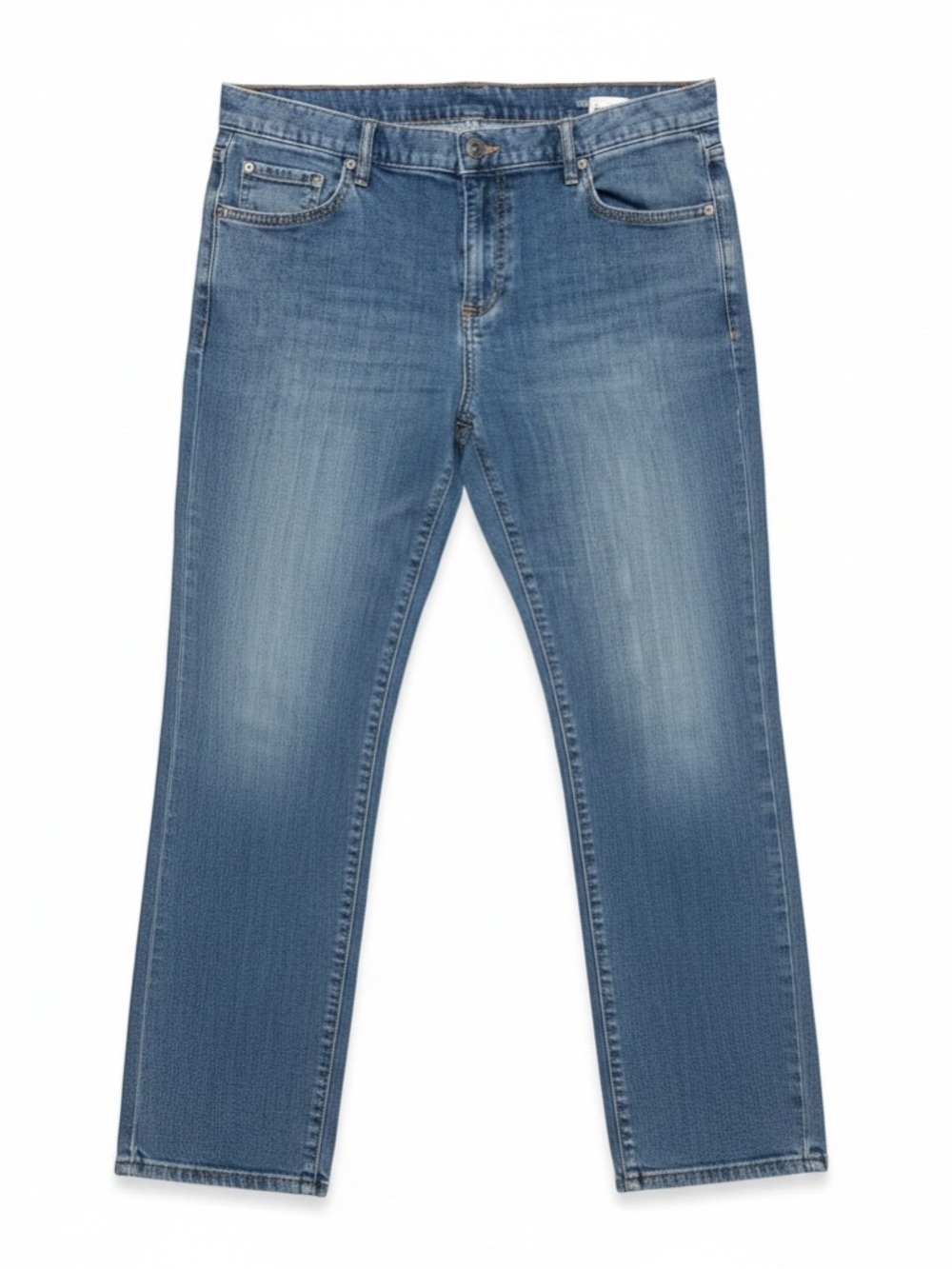 Eddie Bauer Women's Straight-Leg Jeans — Medium Blue - Picture 3 of 6